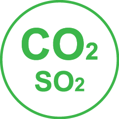 Hấp thụ khí CO2, giảm thiểu khí S02