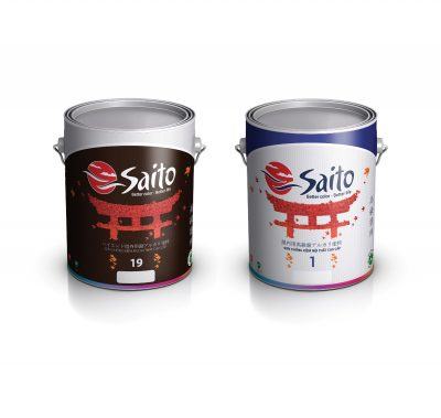 Sơn lót chống kiềm Nội hoặc Ngoại thất Saito ( 02 – 03 lớp )